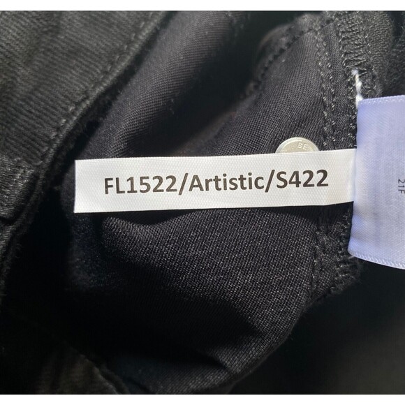 Free Assembly Jeans Women's Plus Size 18 Black The Full Wide Straight NWT - Picture 16 of 16